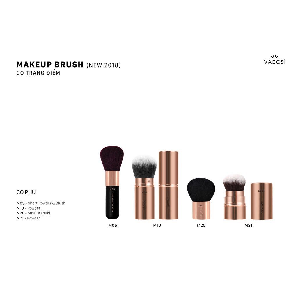  Cọ phủ bỏ túi VACOSI - M10 (MP6791) 