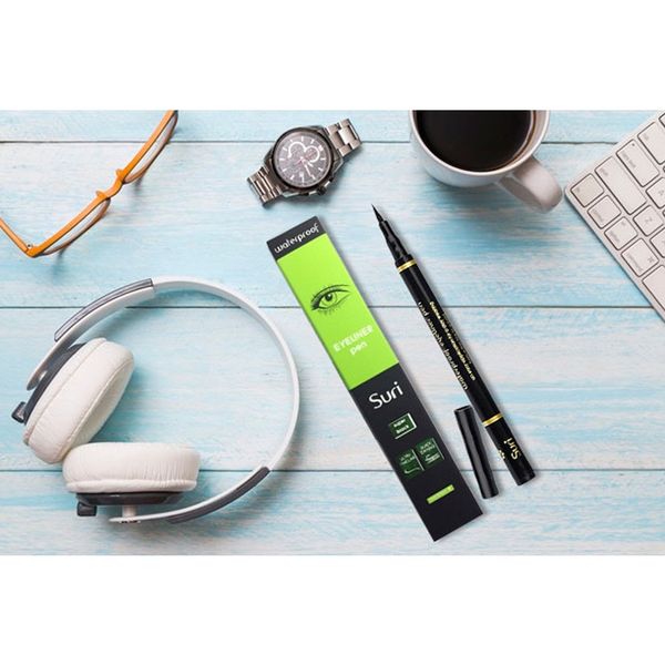 Bút Kẻ Mắt Nét Siêu Mảnh Không Trôi Suri Waterproof Eyeliner Pen