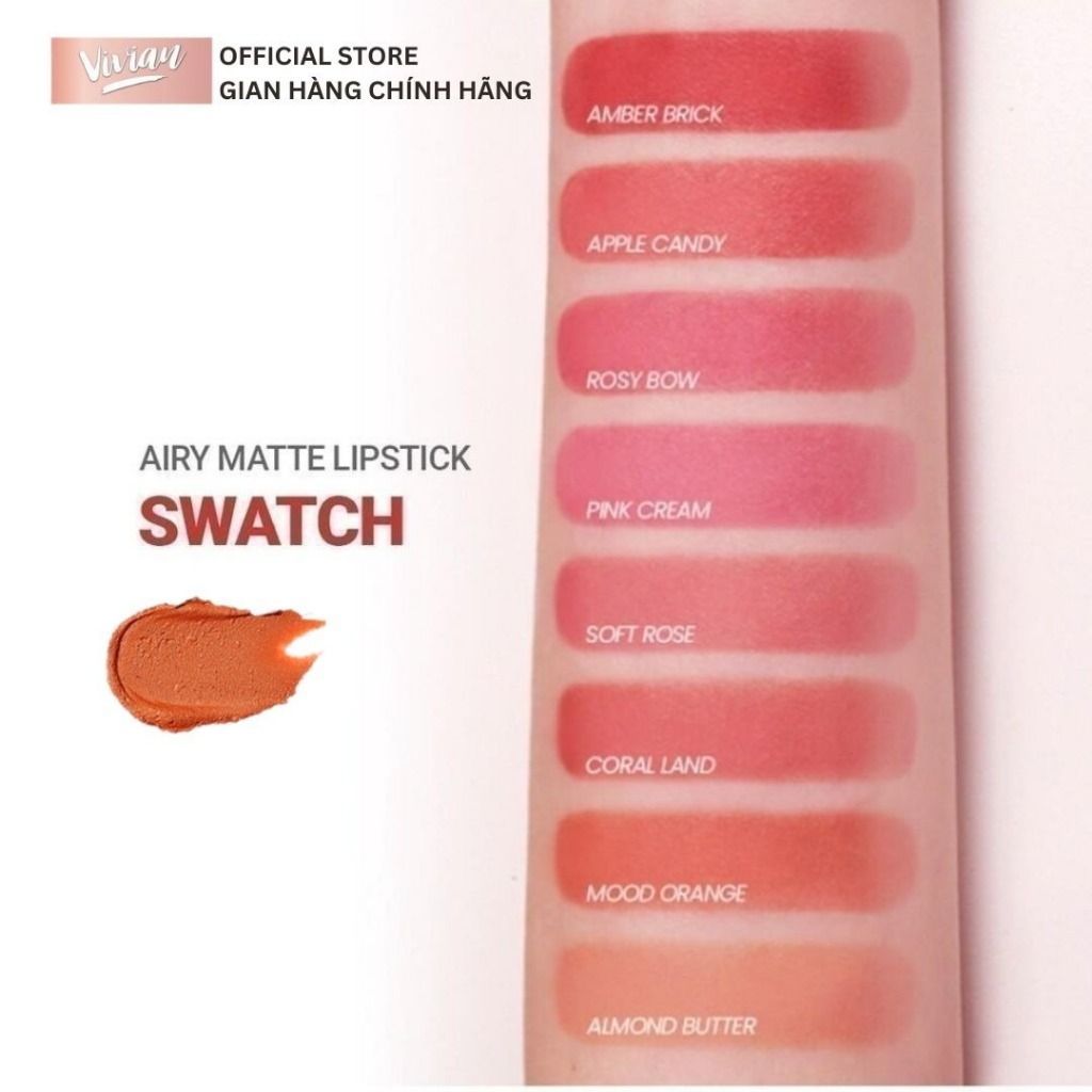  Son lì dạng thỏi Innisfree Airy Matte (MP9256 - MP9263) 