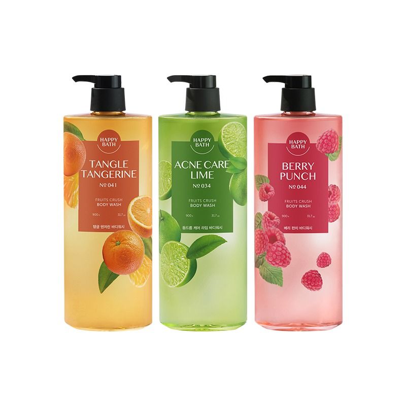  Sữa Tắm Happy Bath Fruits Crush Body Wash (MP8726  MP8727  MP8728) 