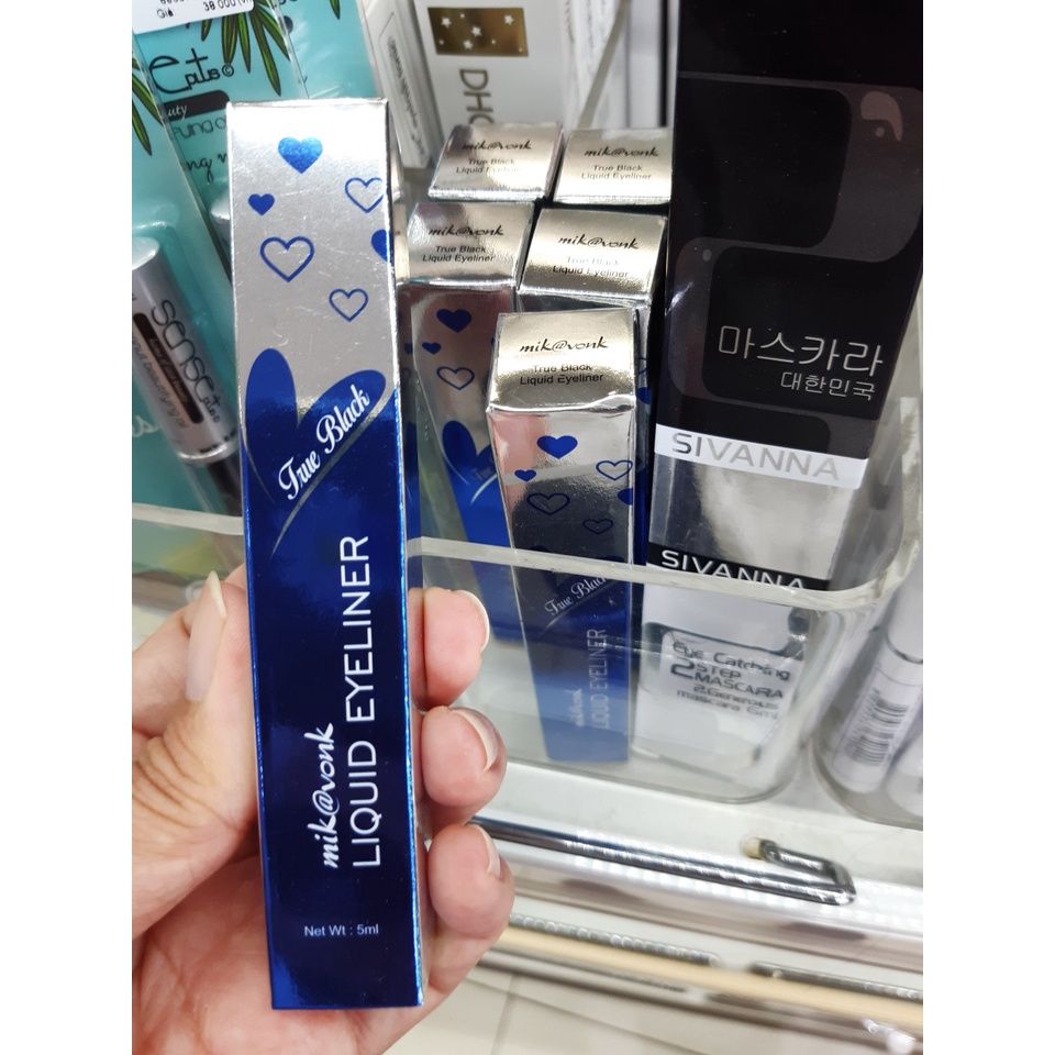  Kẻ mắt nước Mik@vonk siêu đen không lem không trôi Hàn Quốc (MP1838) 