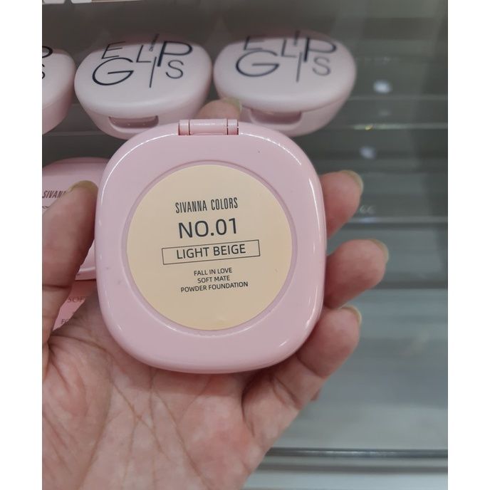  Phấn phủ Sivanna Soft Matte Fall In Love (MP8224 MP8225) 