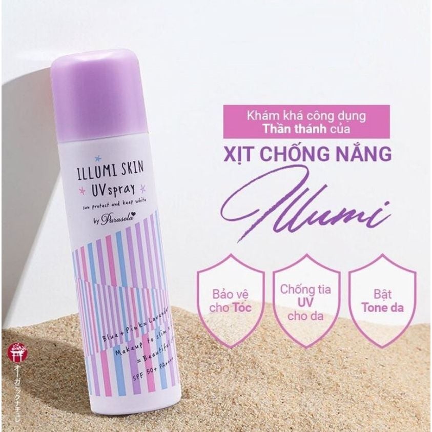  Xịt chống nắng bật tone Illumi Skin 90g (MP7954) 