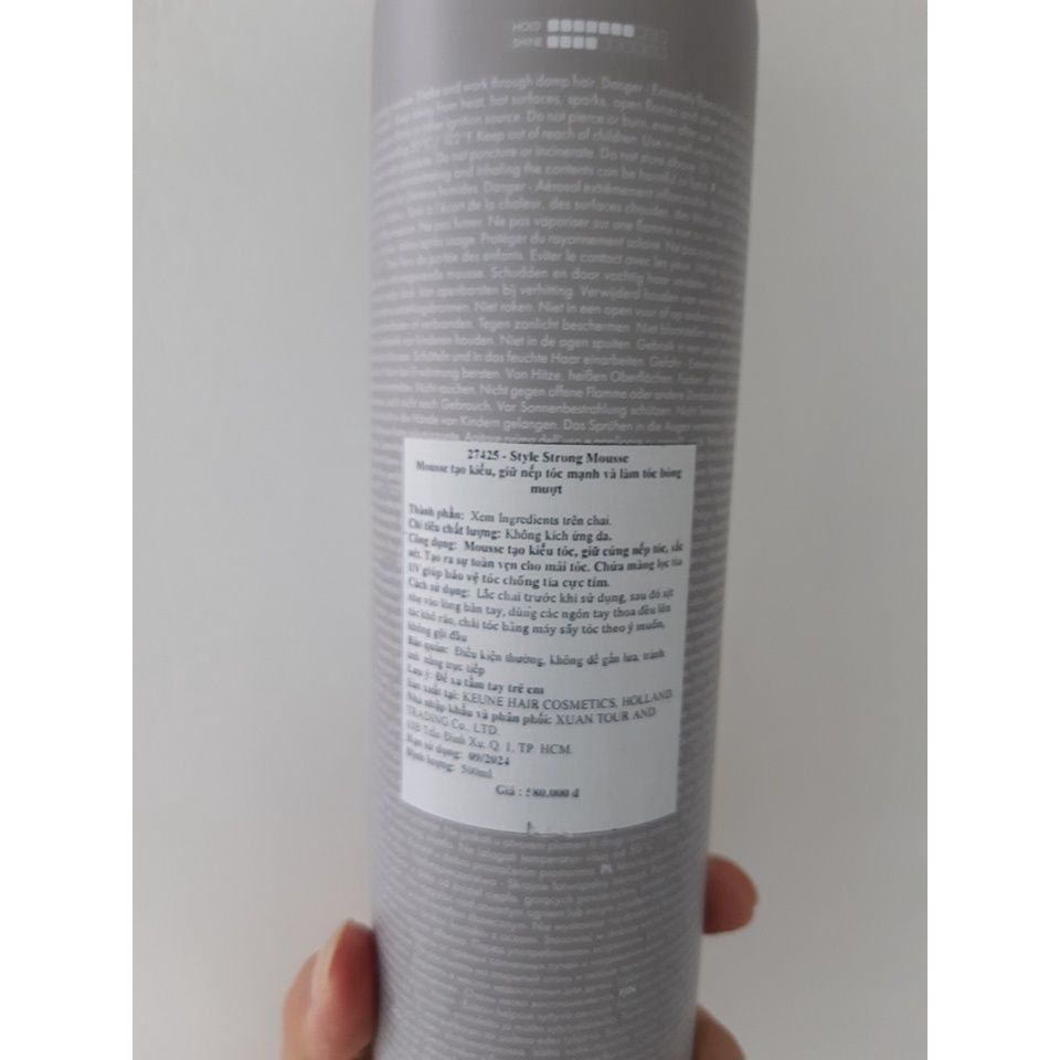  Mousse giữ cứng nếp tóc Keune (27425) No 74 (MP7461) 