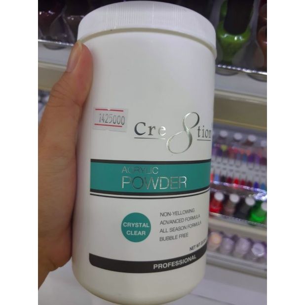 Cre8tion Acrylic Powder, CRYSTAL, 23.5oz, 01123 Cre8tion Acrylic Powder, CRYSTAL, 23.5oz, 01123