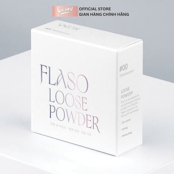  Phấn phủ siêu mịn Vacosi Flaso Loose Powder #00, #01, #02 (MP9115 - MP9117) 