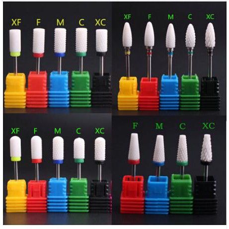 Đầu mài móng bằng sứ mới - các mẫu đầu mài phá, đầu mài mịn, đầu mài khoé (03-25)