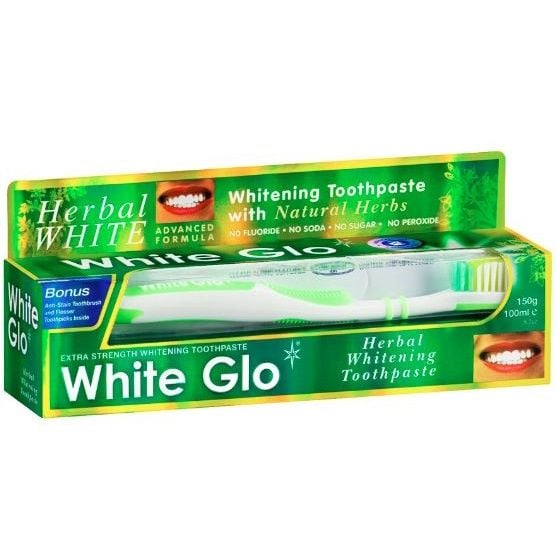  Bộ kem đánh răng thảo mộc White Glo 150g - MP8366 