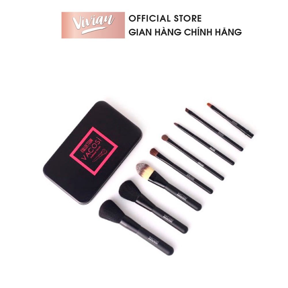  Bộ cọ vacosi hộp sắt (8c) - MP5730 