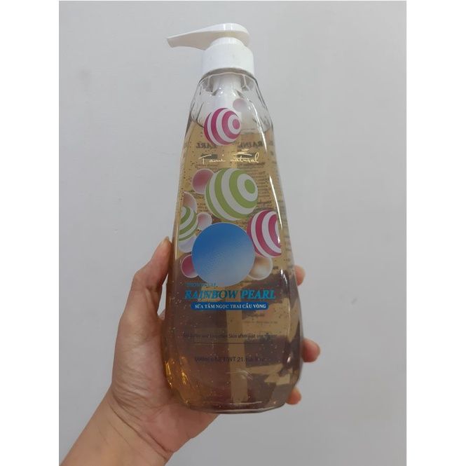  Sữa tắm trắng da ngọc trai cầu vồng Tami Natural 600ml (MP7977) 