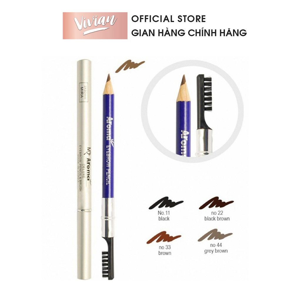  Chì Vẽ Mày AROMA Eyebrow Pencil (MP7115 MP7116 MP7117 MP7118) 