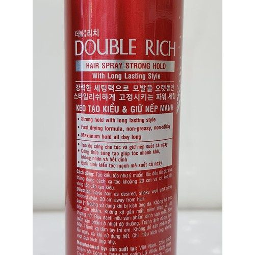 Keo xịt tóc Doublerich 170ml (MP2293) 