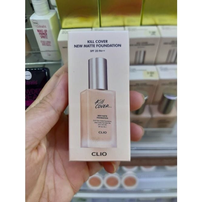  Kem nền kiềm dầu Clio Kill Cover New Matte Foundation 15g (MP8087 MP8088 MP8089) 
