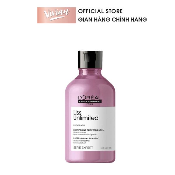 Dầu gội L'Oréal Liss Unlimited giảm xơ rối tóc 300ml