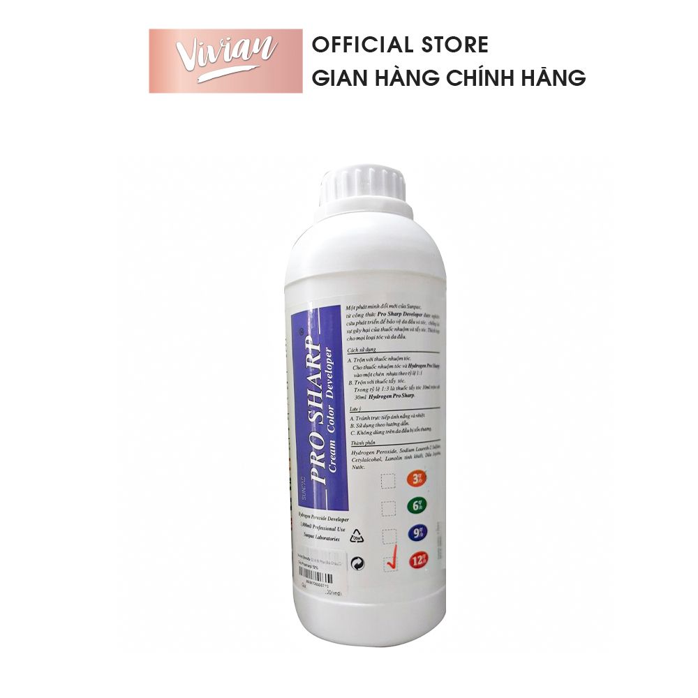  Kem trợ nhuộm Oxy Prosharp (TO2361 TO2362 TO2363) 