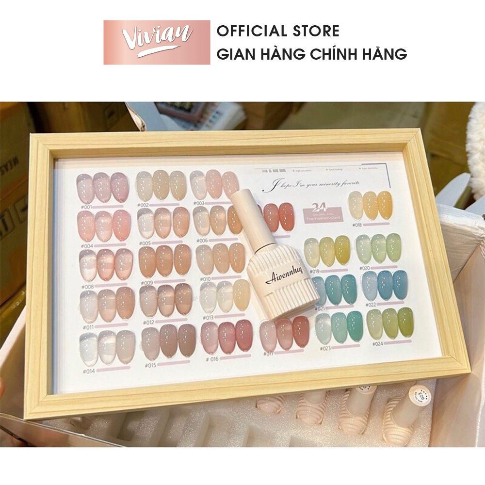  Sơn gel màu Aivennhiy (Màu 01 -18) 