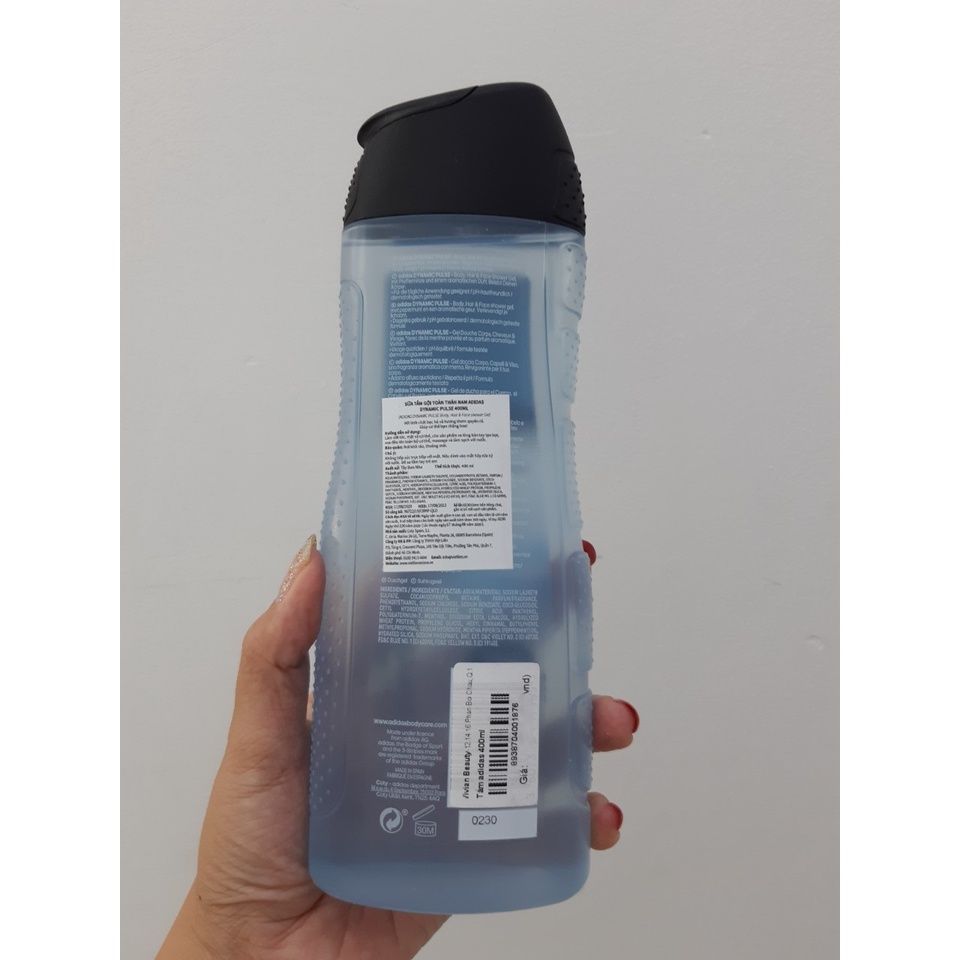  DẦU TẮM GỘI ADIDAS 400ML (MP6995) 