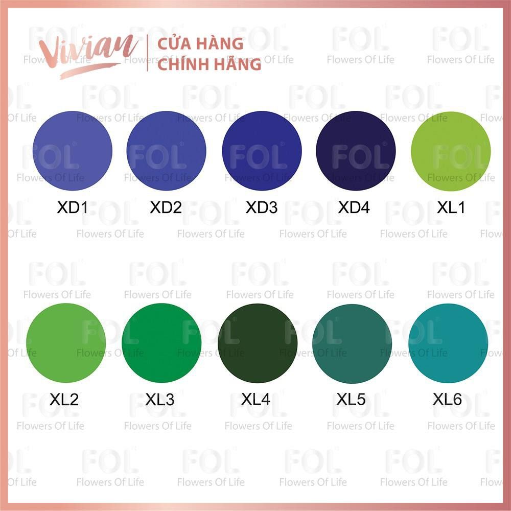  Bột vẽ Fol (Bảng màu 2) 