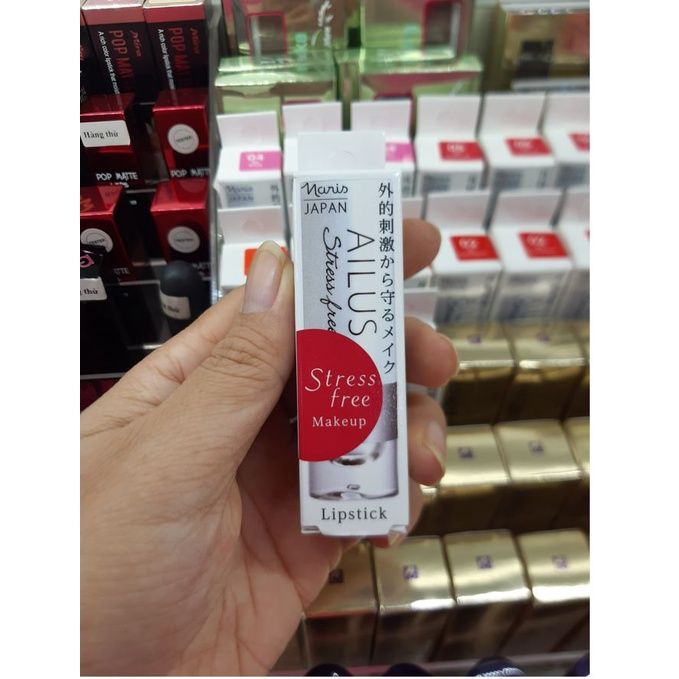  Son lì mịn môi Naris Ailus Stress Free (MP8011 MP8012 MP8013 MP8014 MP8015) 