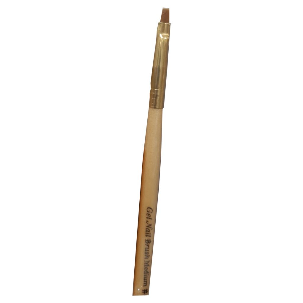  Cọ gel đầu bằng (vàng) (NA5422) 