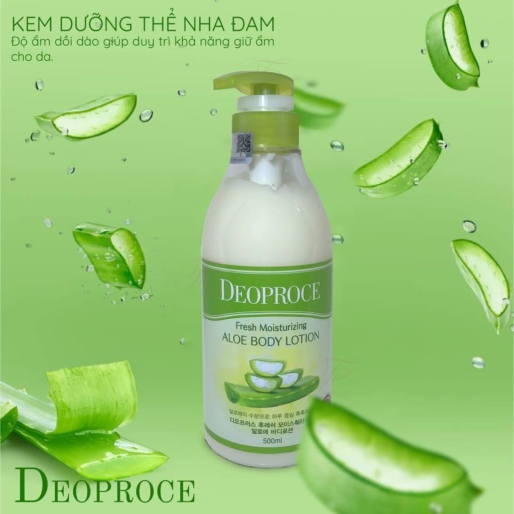  Kem dưỡng thể tinh chất nha đam Deoproce 500ml (MP7682) 