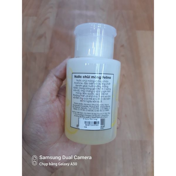 Nước Tẩy Sơn Móng AC Felina - Nước Chùi Móng Felina Nonacetone Remover