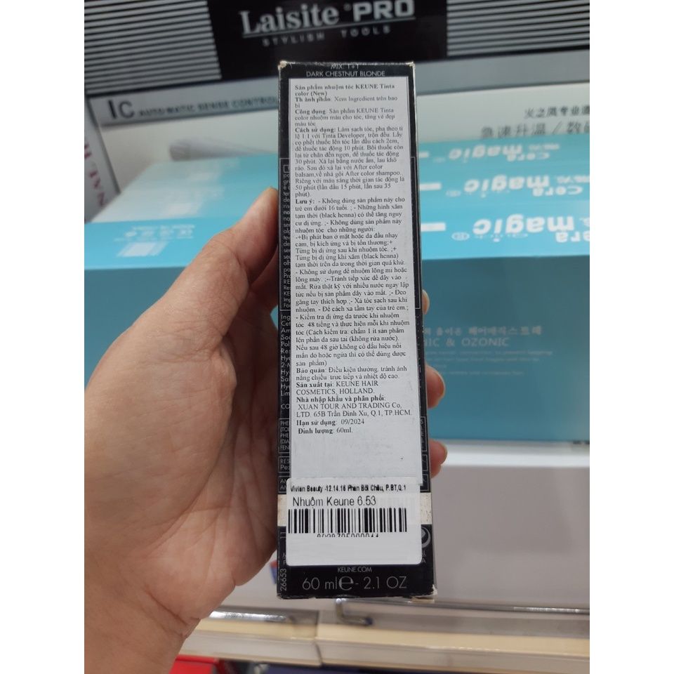  Màu nhuộm Keune Màu 0 (TO2460 TO2461 TO2581) 