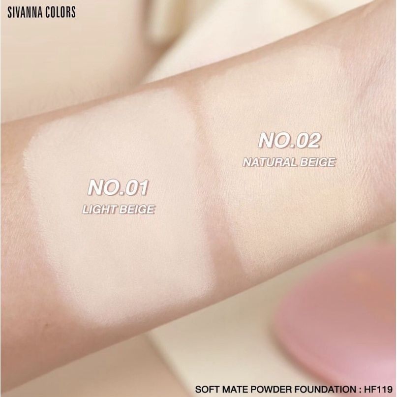  Phấn phủ Sivanna Soft Matte Fall In Love (MP8224 MP8225) 