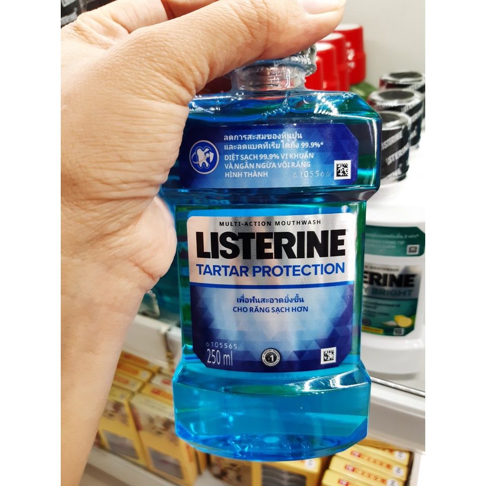  Nước súc miệng Listerine 250ml (giảm vôi răng) (MP6931) 