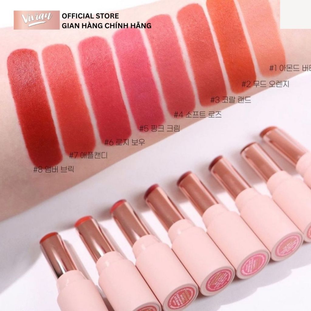 Son lì dạng thỏi Innisfree Airy Matte (MP9256 - MP9263) 