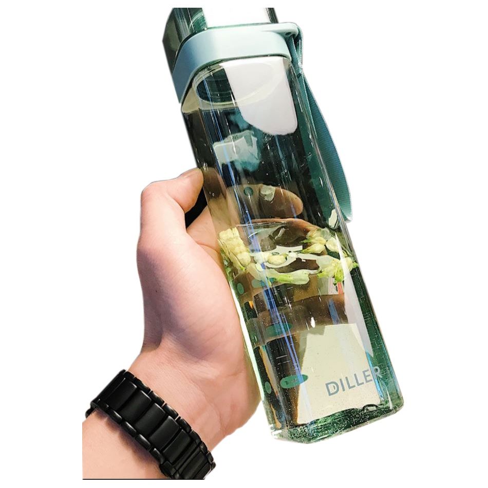  Bình nước thể thao vuông Diller 700ml (QT0064) 