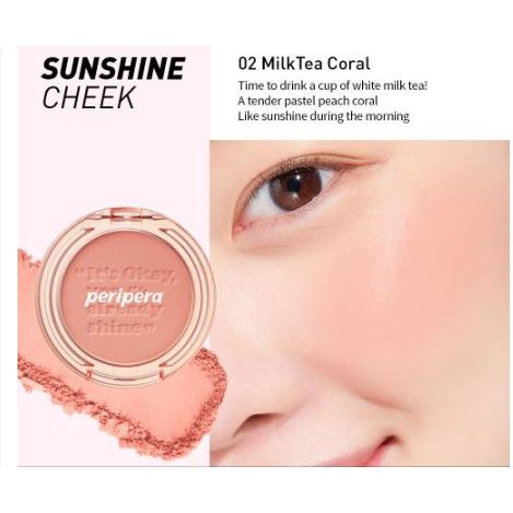  Má hồng Peripera Sunshine Cheek (MP8460 MP8461 MP8462) 