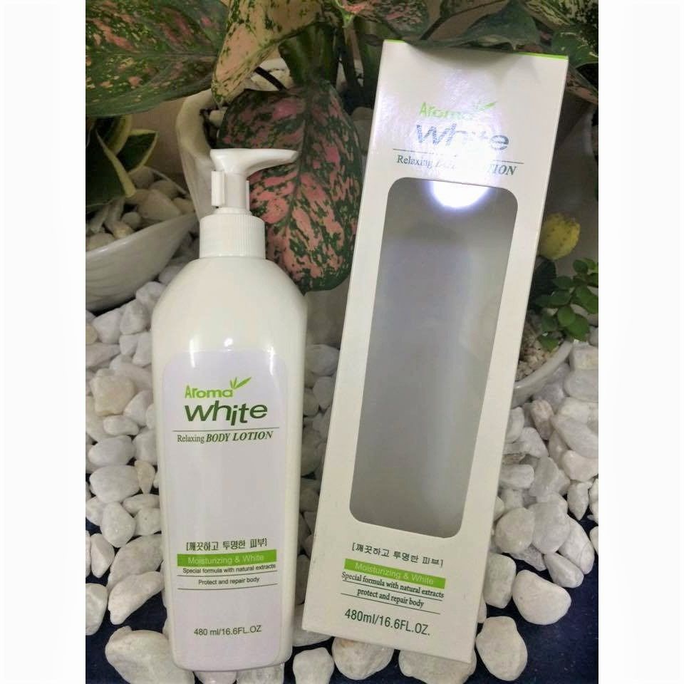  Kem dưỡng trắng AROMA Body Lotion 480ml (MP0289) 