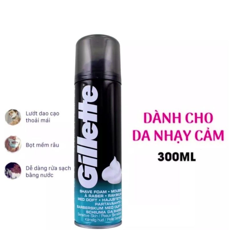  Bọt cạo râu Gillette 300g (MP5992) 
