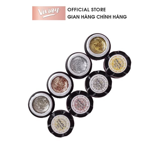 Gel nhũ viền platinum Huaxi