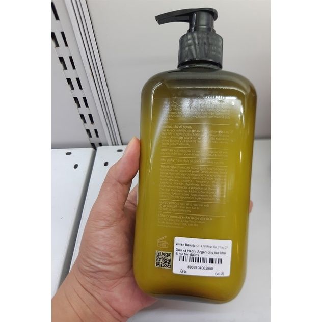  Dầu xả Hachi Argan cho tóc khô & hư tổn 500ml (MP8085) 