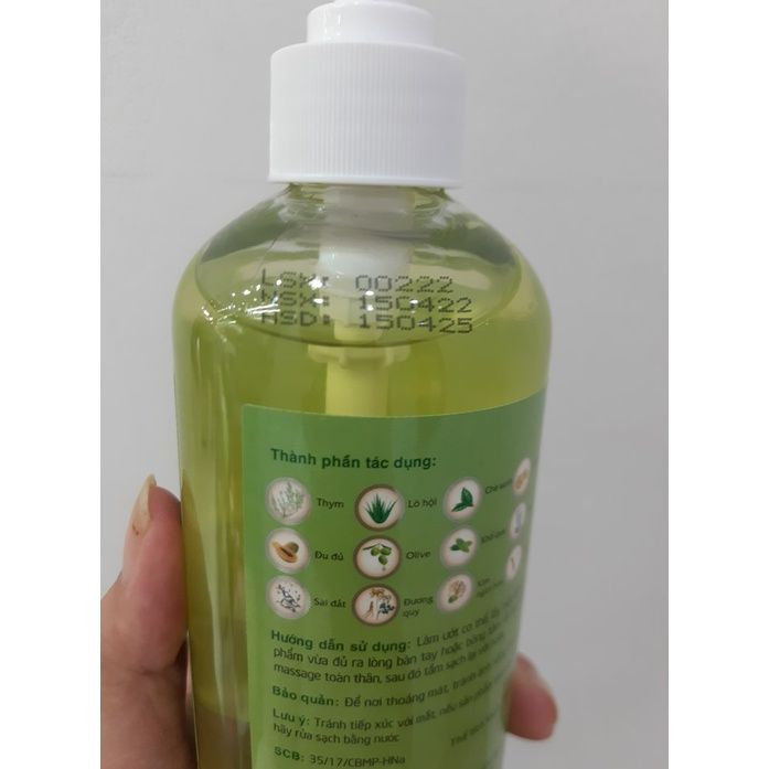  Sữa tắm dược liệu Ngọc Thảo hương thanh mát - Xanh 350ml (MP8217) 