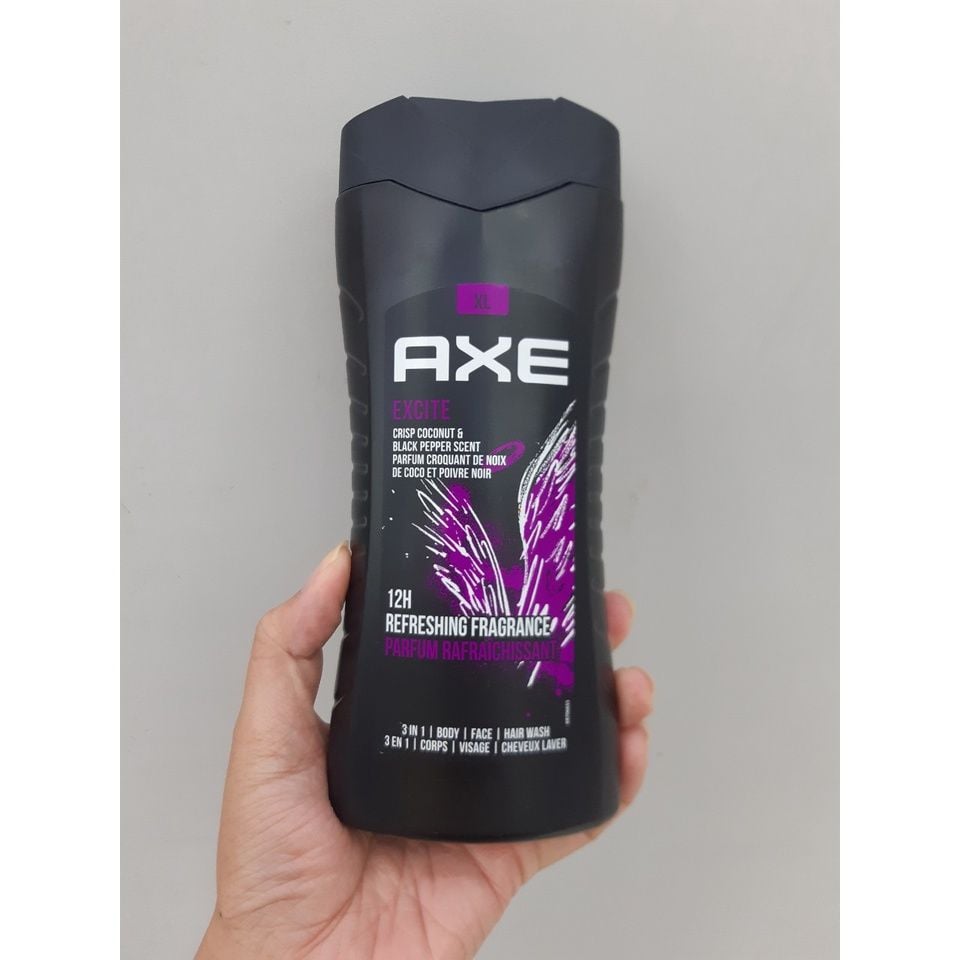  Sữa tắm gội nam 3in1 AXE 400ml (MP8396 MP8397 MP8398 MP8399) 