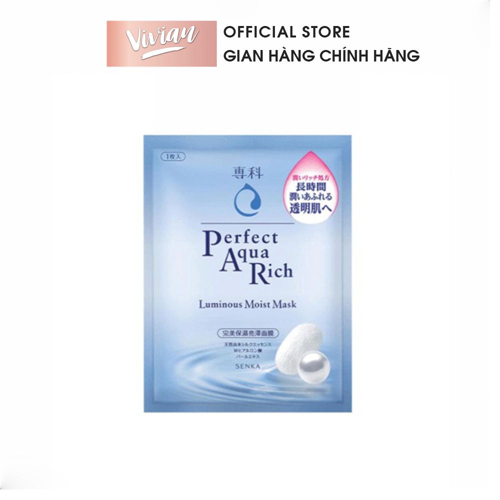 Mặt Nạ Dưỡng Da Shiseido Senka Perfect Aqua 25ml  (MP6923) 