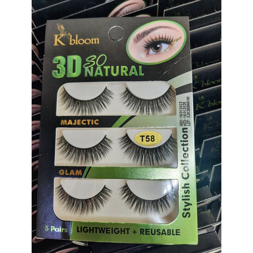  Mi giả 3D Kbloom 3 đôi 