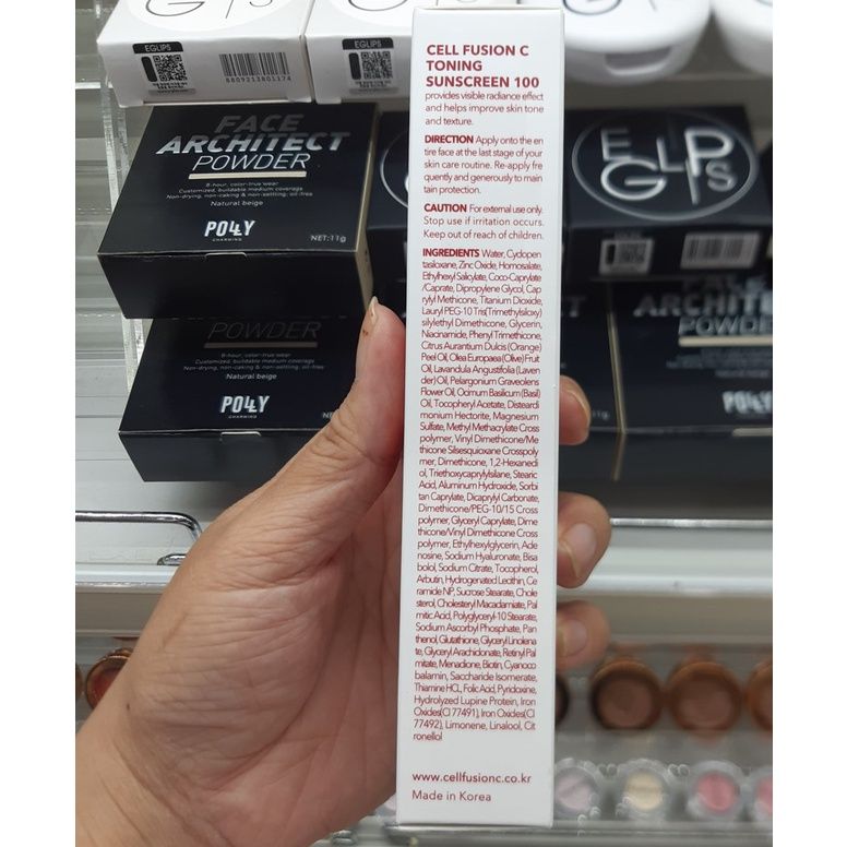  Kem chống nắng nâng tone Cell Fusion C Toning Sunsceen 100 (50ml) - MP8203 
