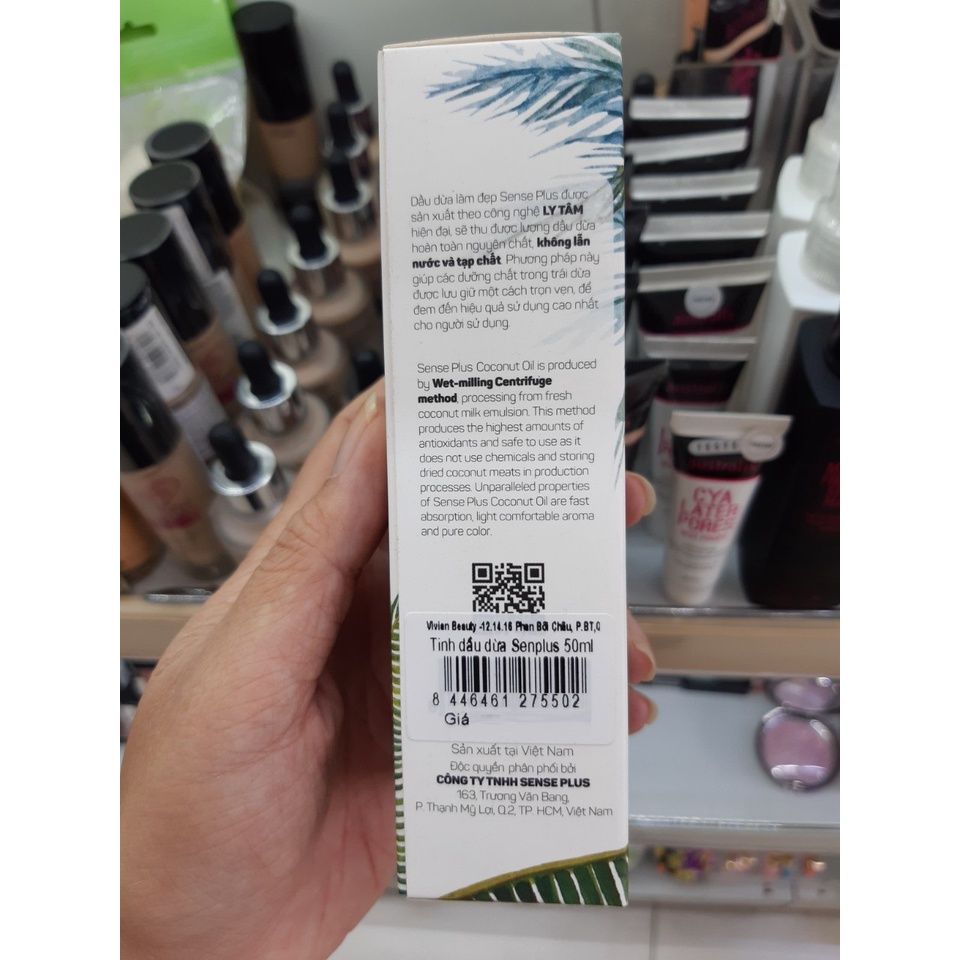  DẦU DỪA LÀM ĐẸP SENSE PLUS NGUYÊN CHẤT 50 ML (MP7186) 