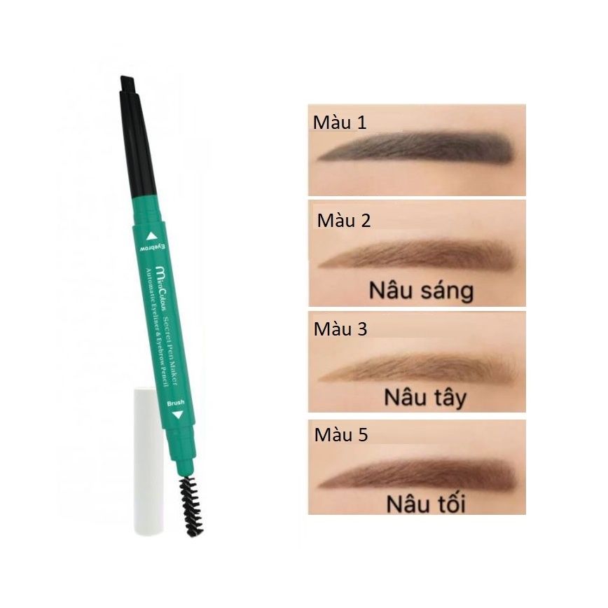  Chì kẻ mày kết hợp mí Mira Culous (MP7958 MP7959 MP7960 MP7961) 