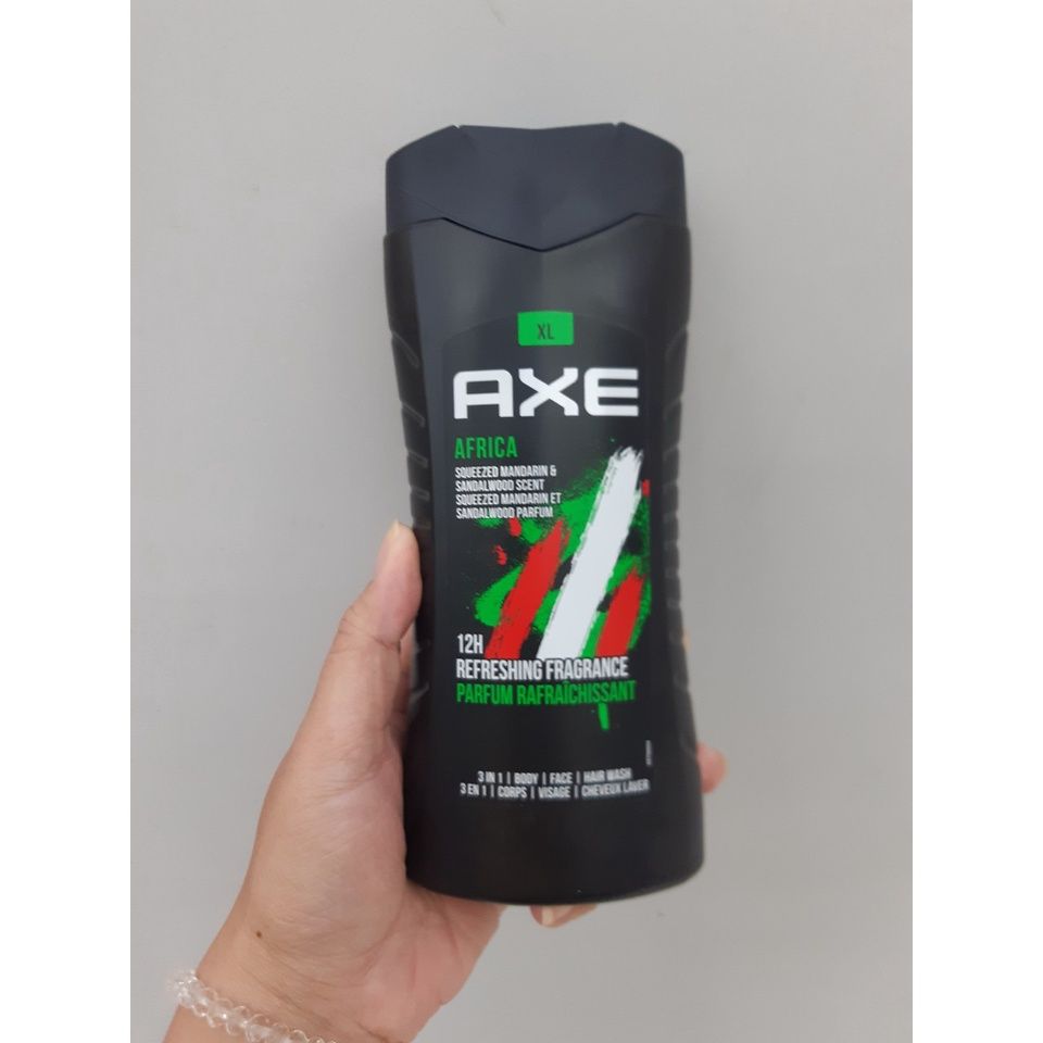  Sữa tắm gội nam 3in1 AXE 400ml (MP8396 MP8397 MP8398 MP8399) 