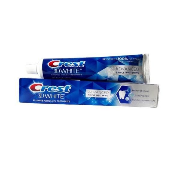 Kem Đánh Răng Crest 3D White Triple Advanced 158g