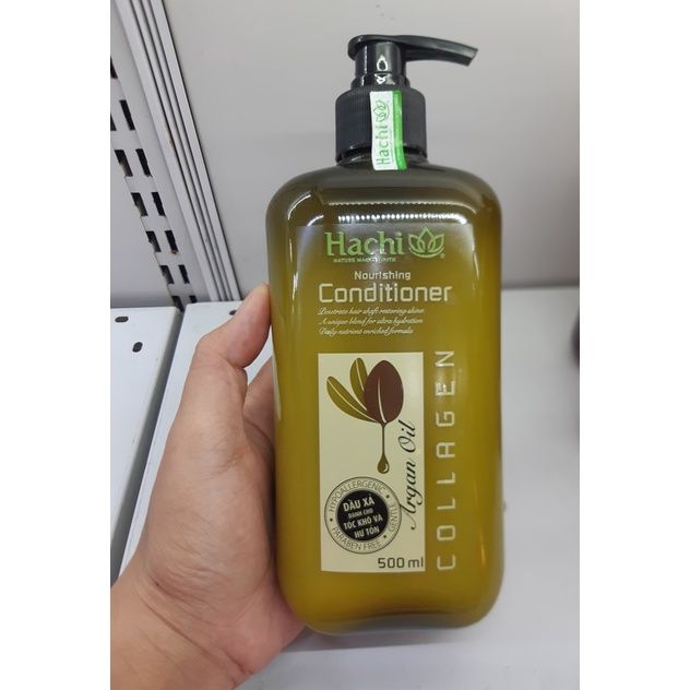  Dầu xả Hachi Argan cho tóc khô & hư tổn 500ml (MP8085) 