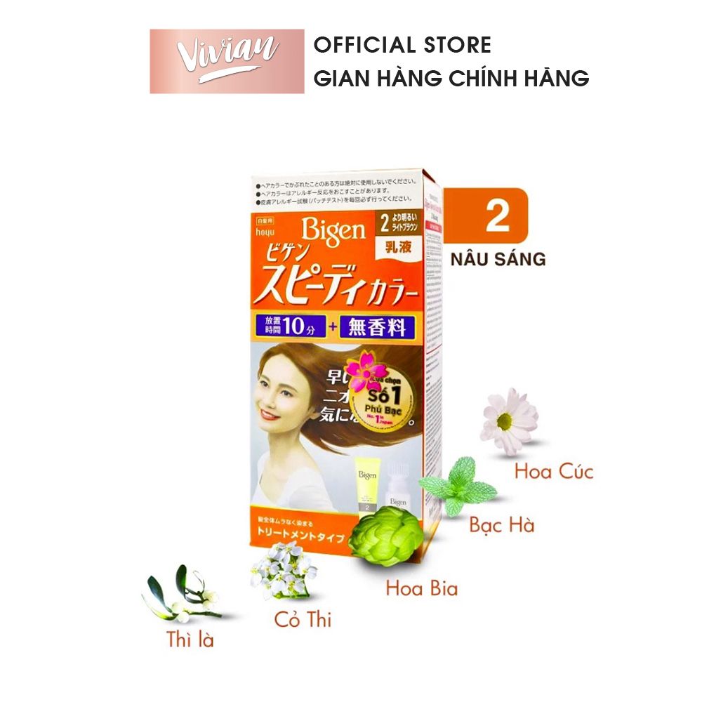  Kem Nhuộm Bigen Milky (TO2711 TO2712 TO2713 TO2714 TO2715 TO2716) 