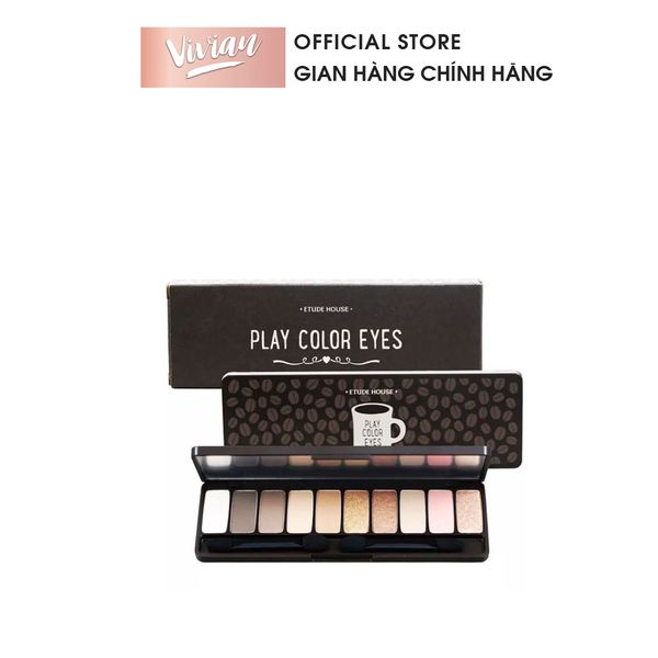 Bảng Phấn Mắt 10 Màu Etude Play Color Eyes – In The Cafe