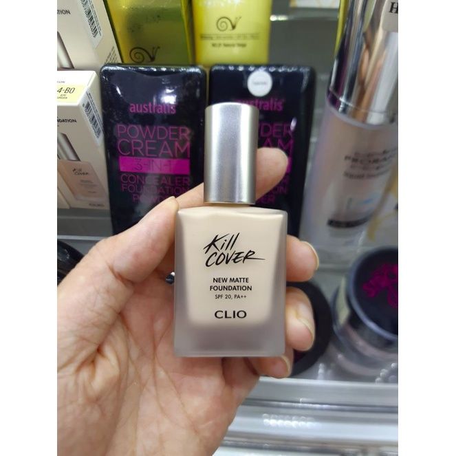  Kem nền kiềm dầu Clio Kill Cover New Matte Foundation 15g (MP8087 MP8088 MP8089) 