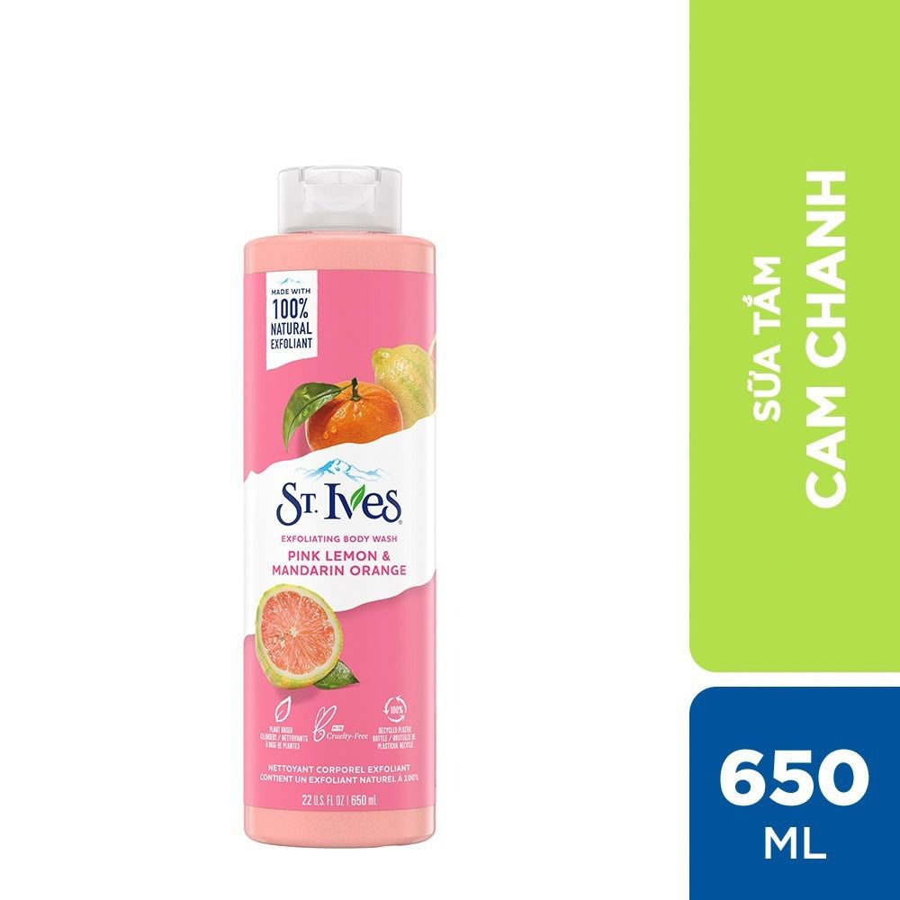  Sữa tắm St.ives cam chanh 650ml (MP4796) 